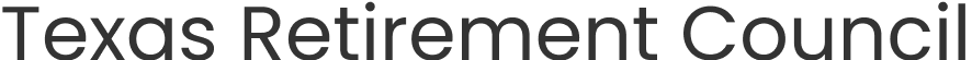 Texas Retirement Council text logo.